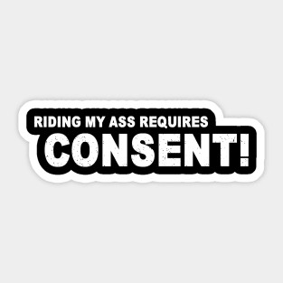 Consent Bumper Sticker Sticker